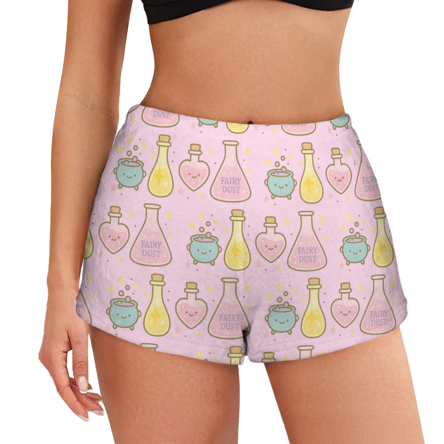 Flannel PJ Shorts - Fairy Dust