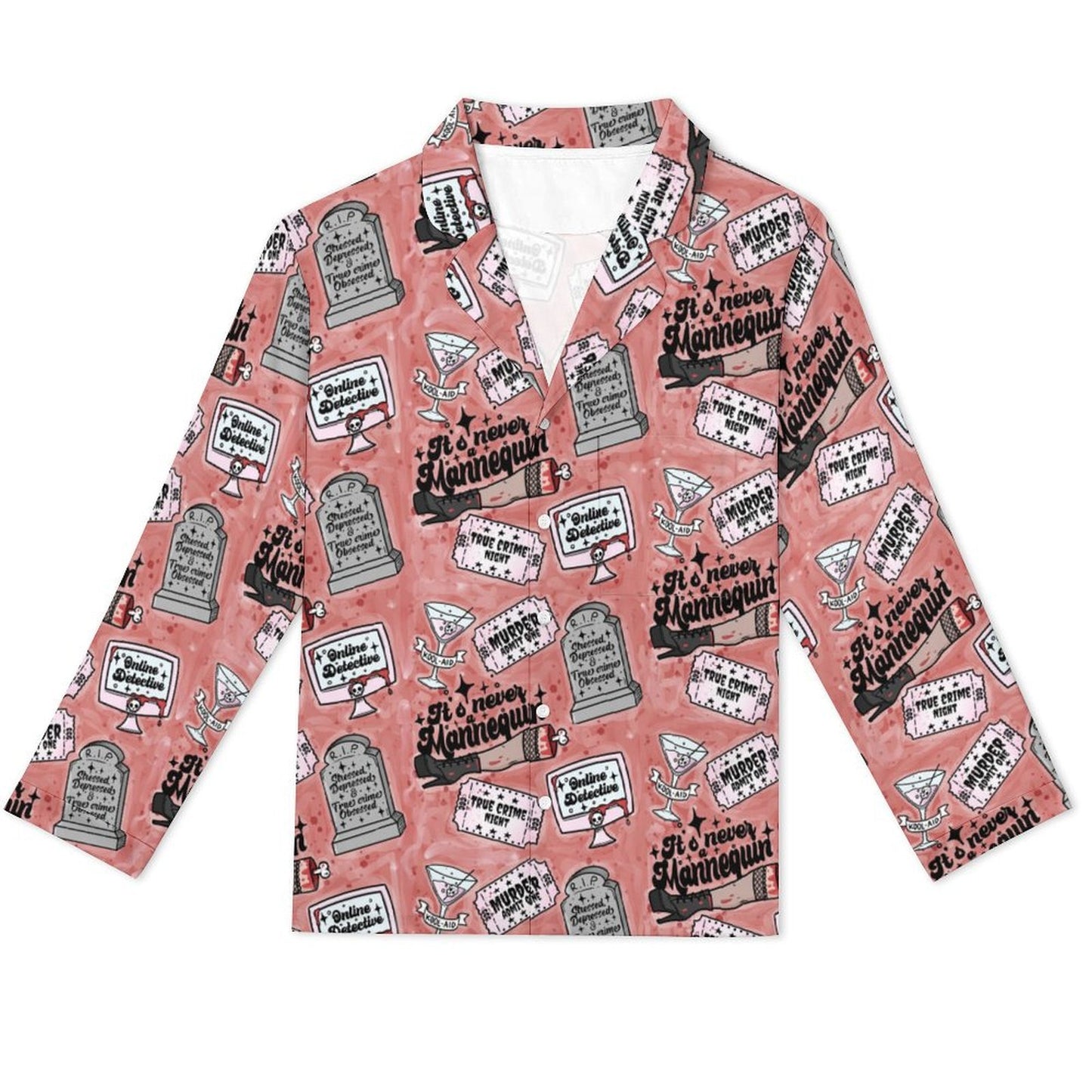 Long Pajama Set - True Crime Detective