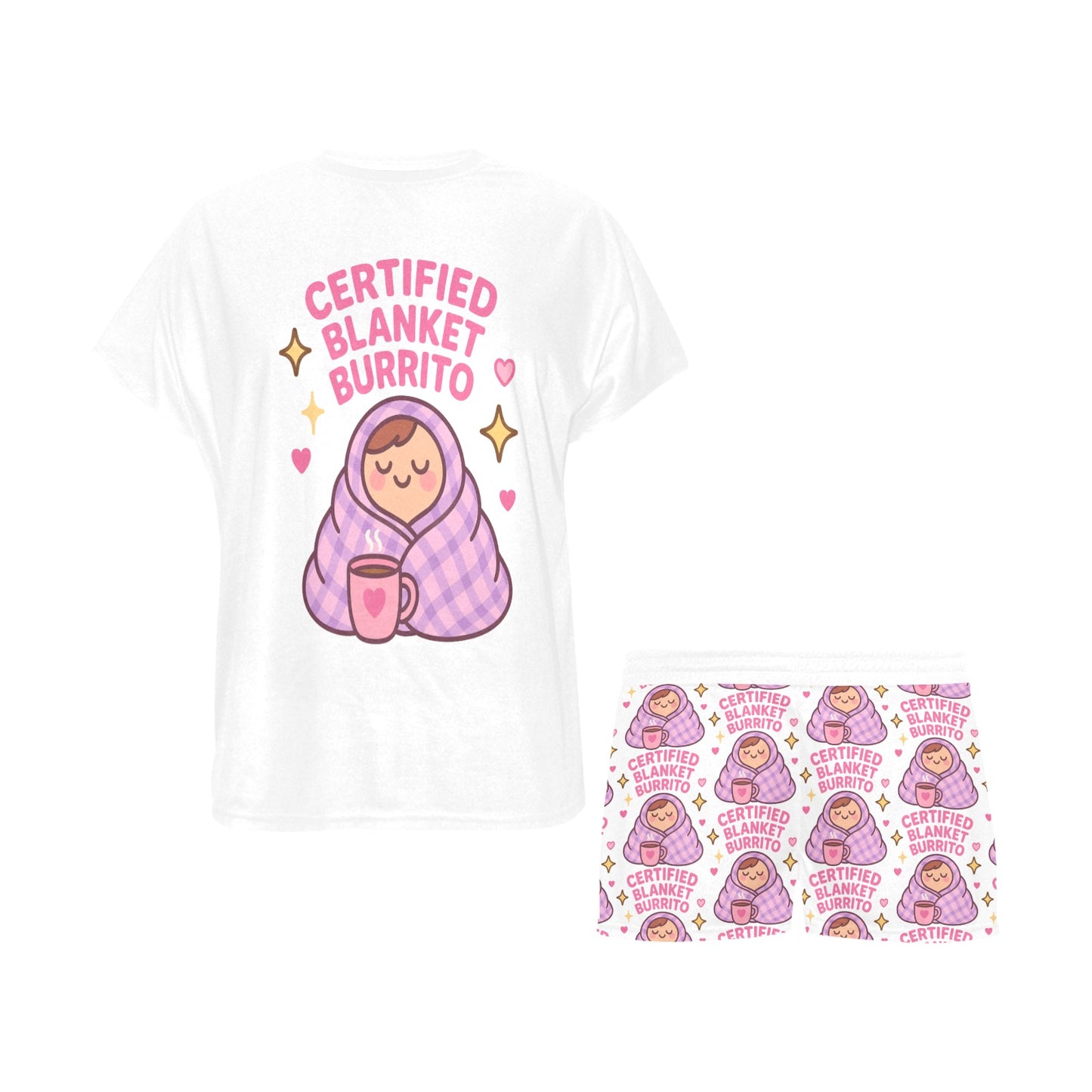 Short Pajama Set - Certified Blanket Burrito