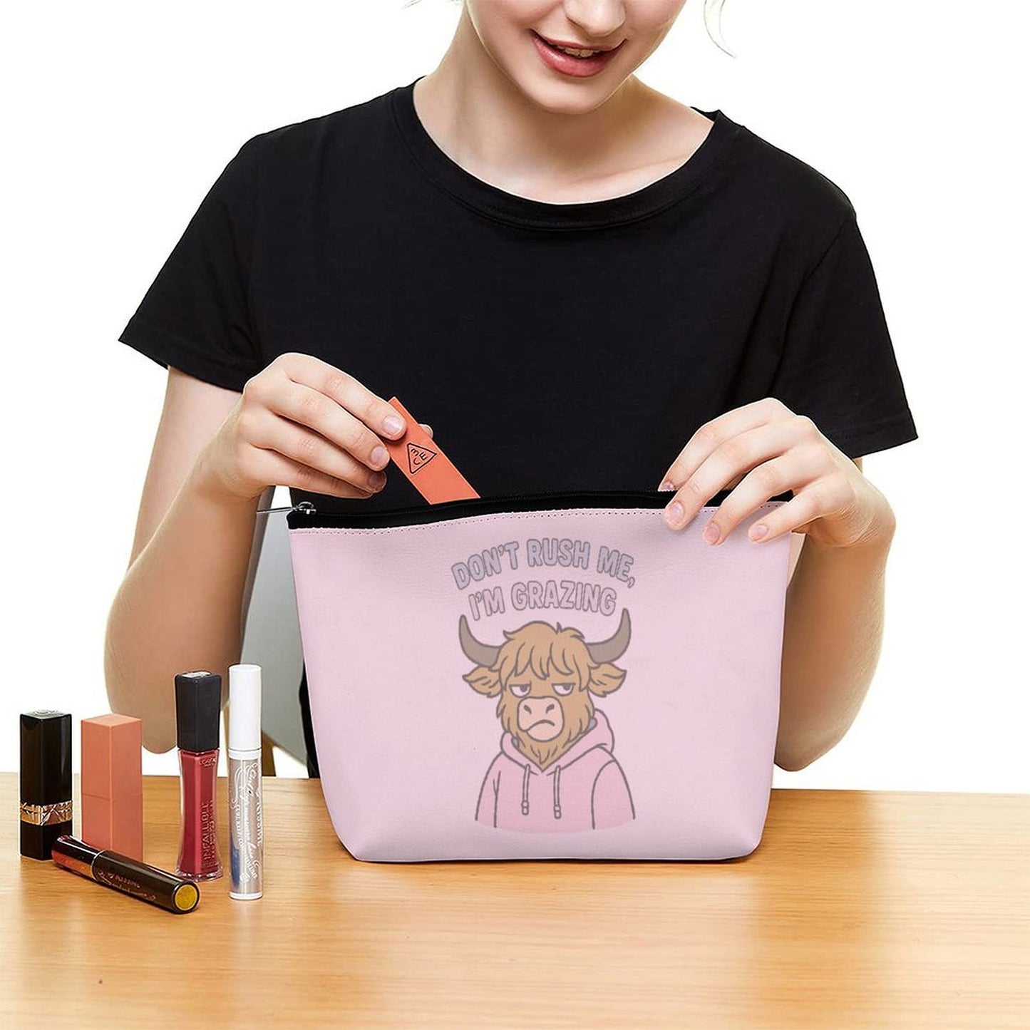 Cosmetic Bag - Don't Rush Me I'm Grazing- Cow