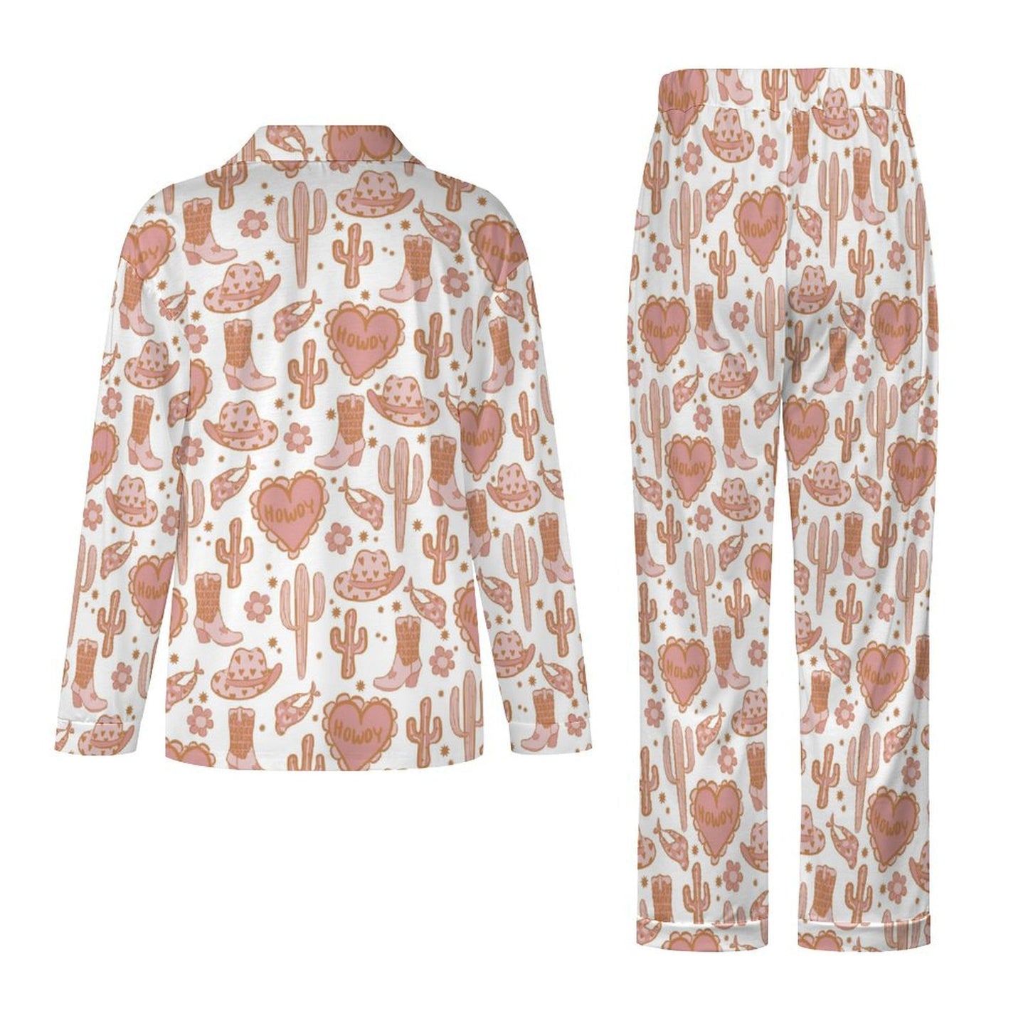 Long Pajama Set - Country Howdy