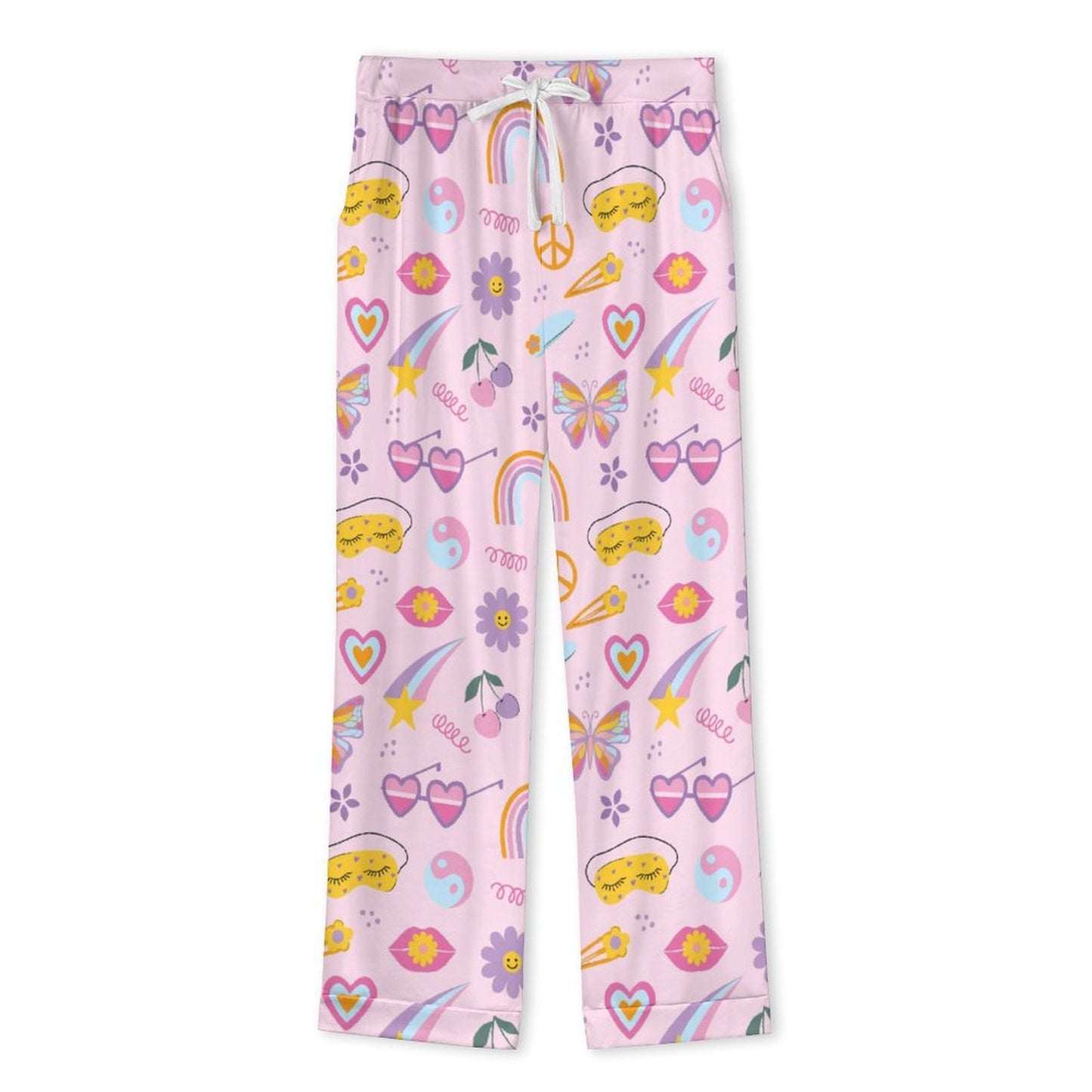 Long Pajama Set - Cutesy Sleep Print
