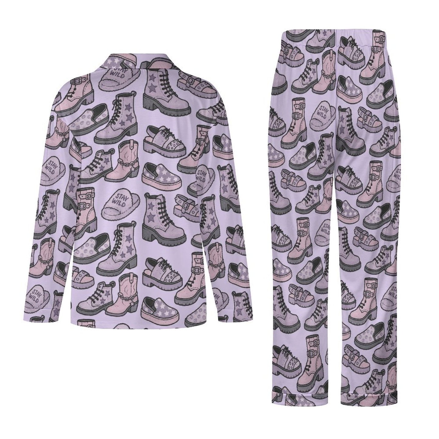 Purple Shoes Pattern