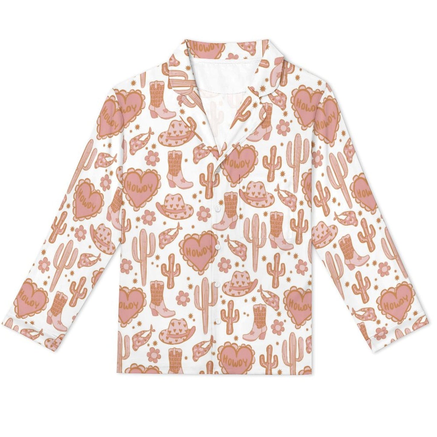 Long Pajama Set - Country Howdy