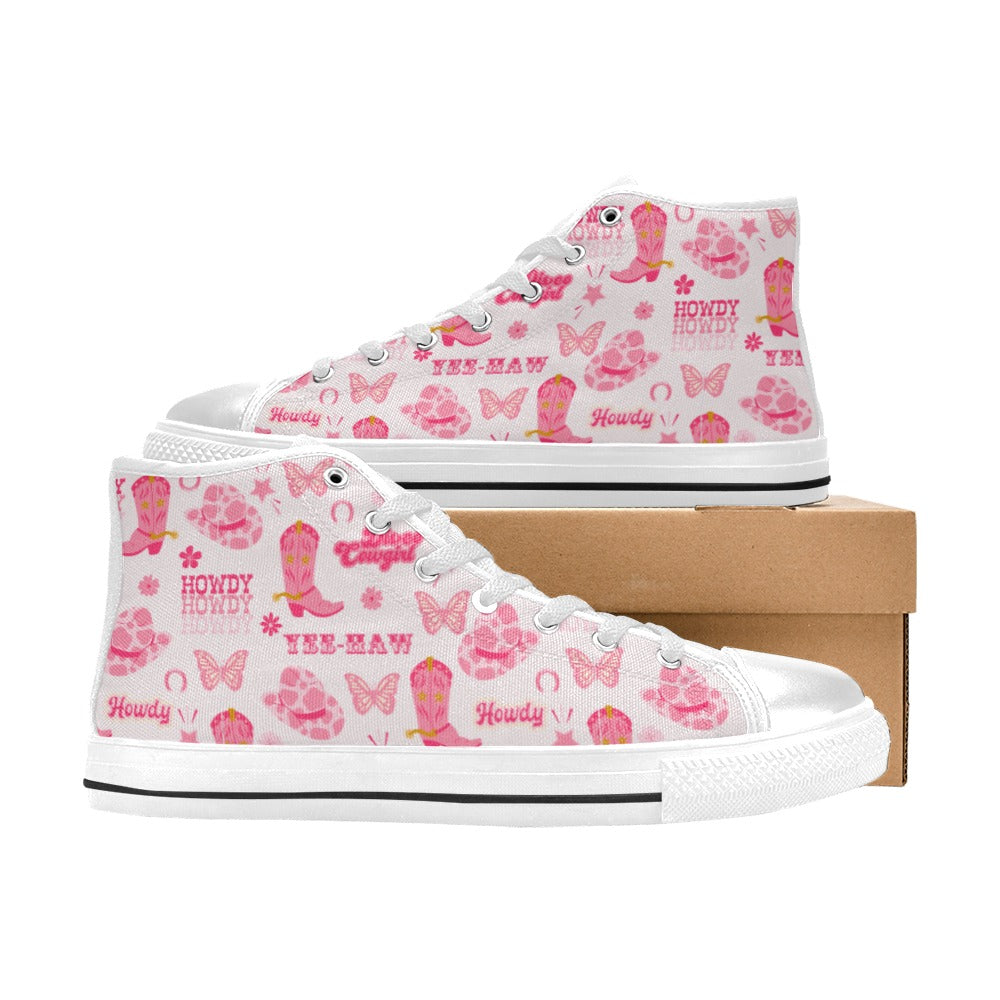 Hi - Top Shoes - Cowgirl Yee Haw
