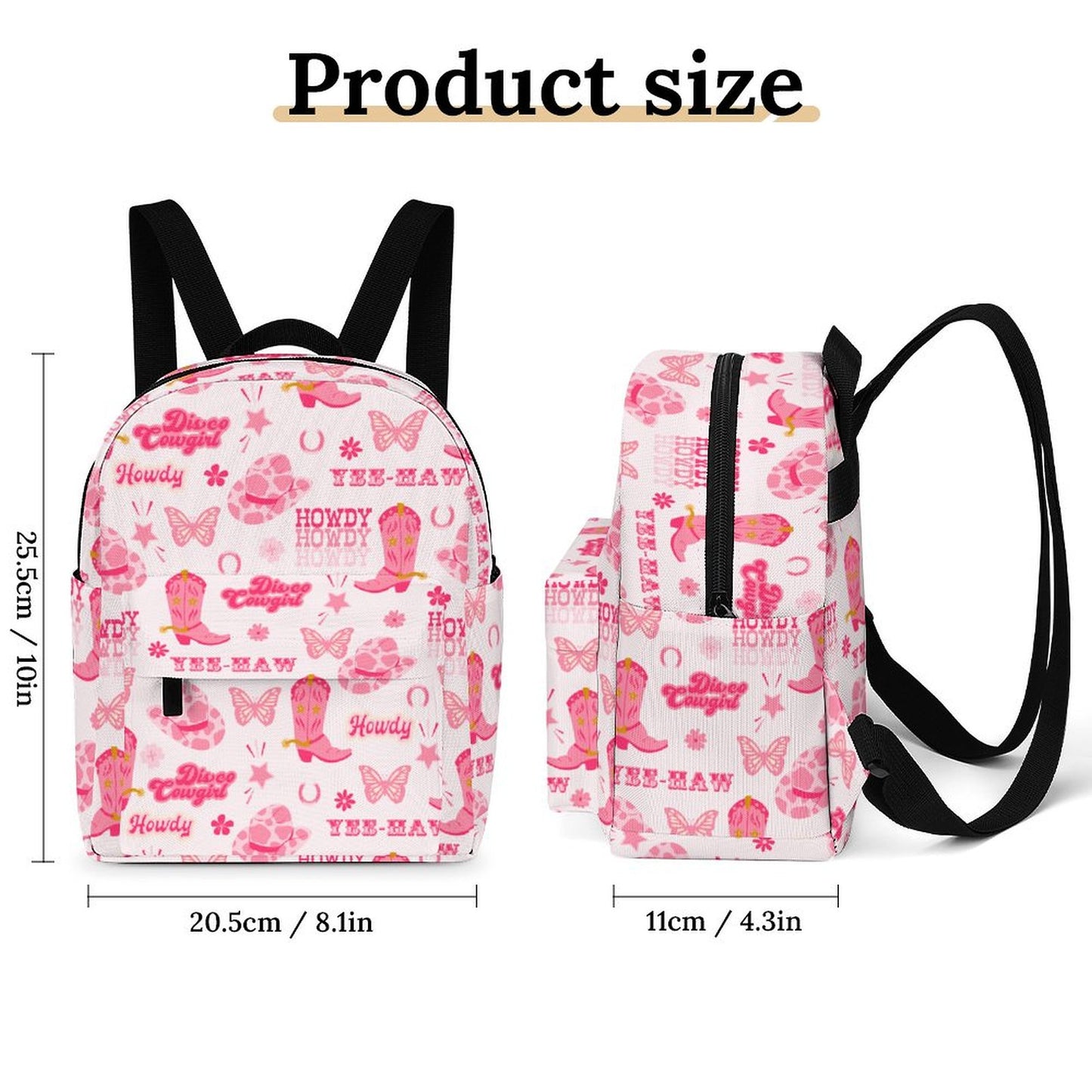 Mini Backpack - Cowirl Yee Haw