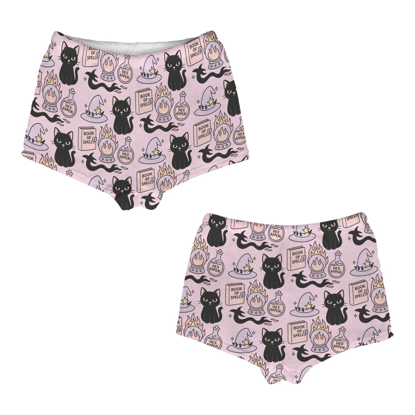 Flannel PJ Shorts - Hex Appeal - Witchy