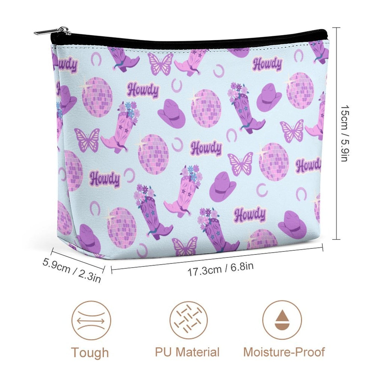 Cosmetic Bag - Howdy