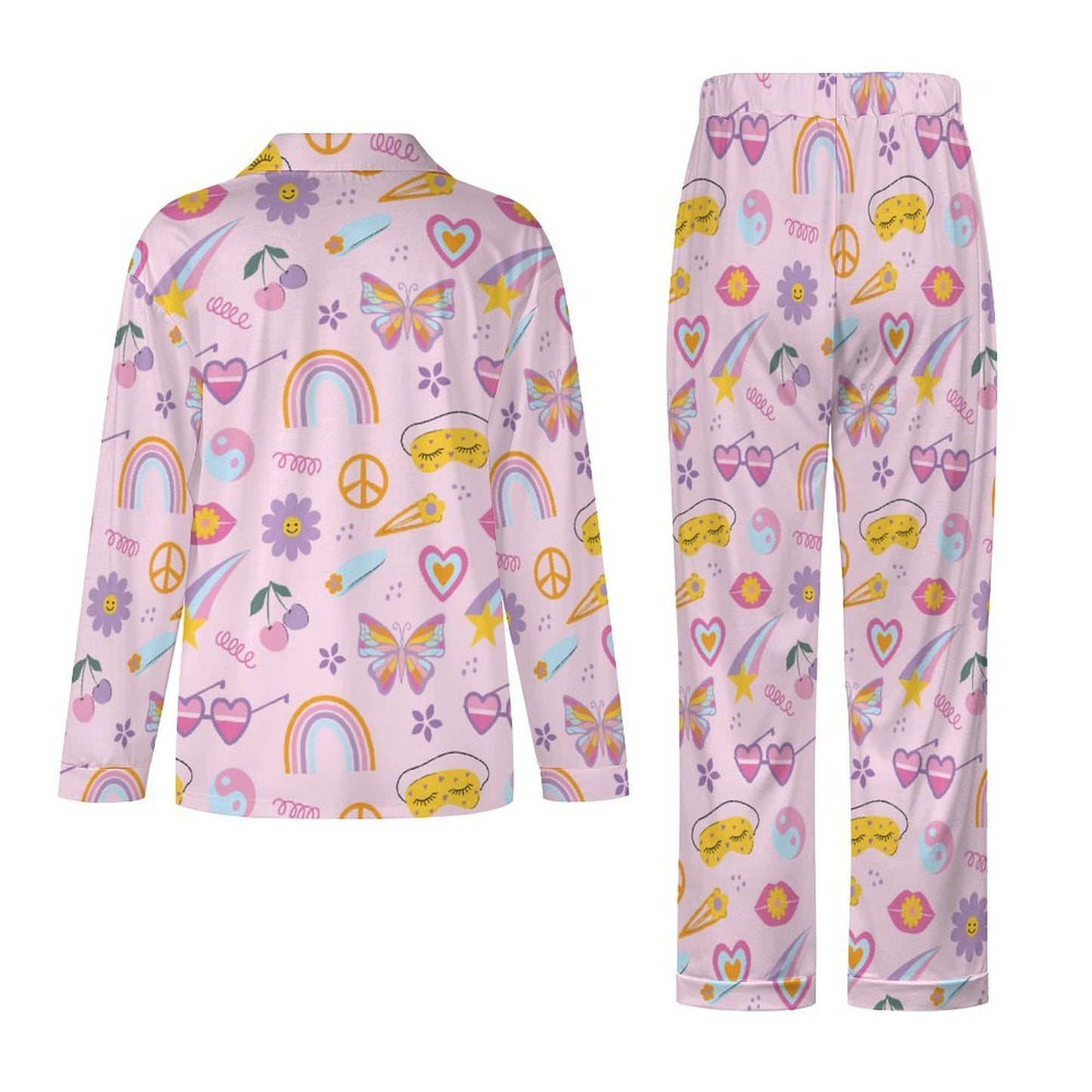 Long Pajama Set - Cutesy Sleep Print