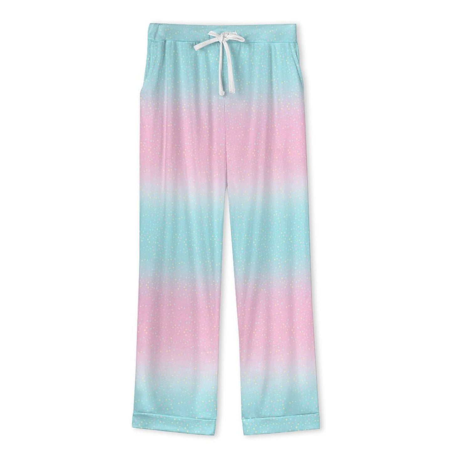 Long Pajama Set - Pastel Wave