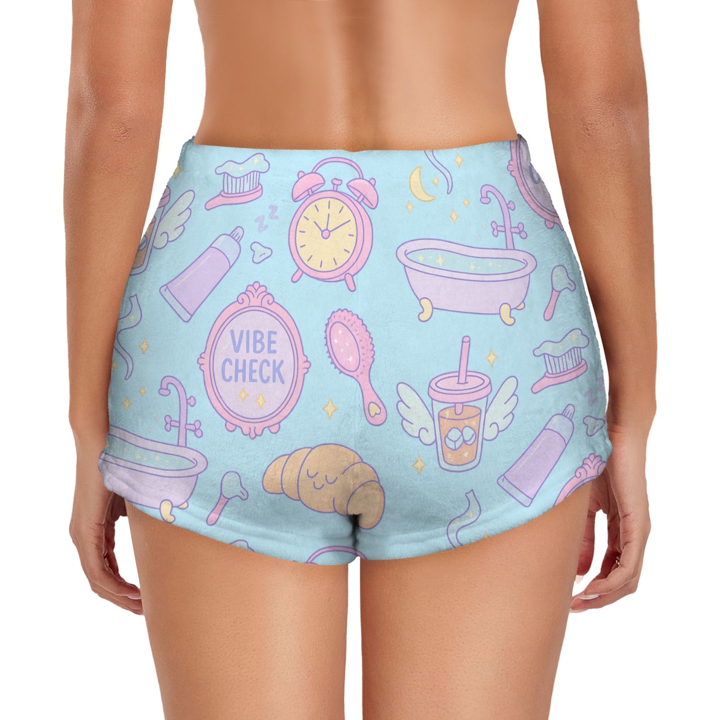 Flannel PJ Shorts - Vibe Check