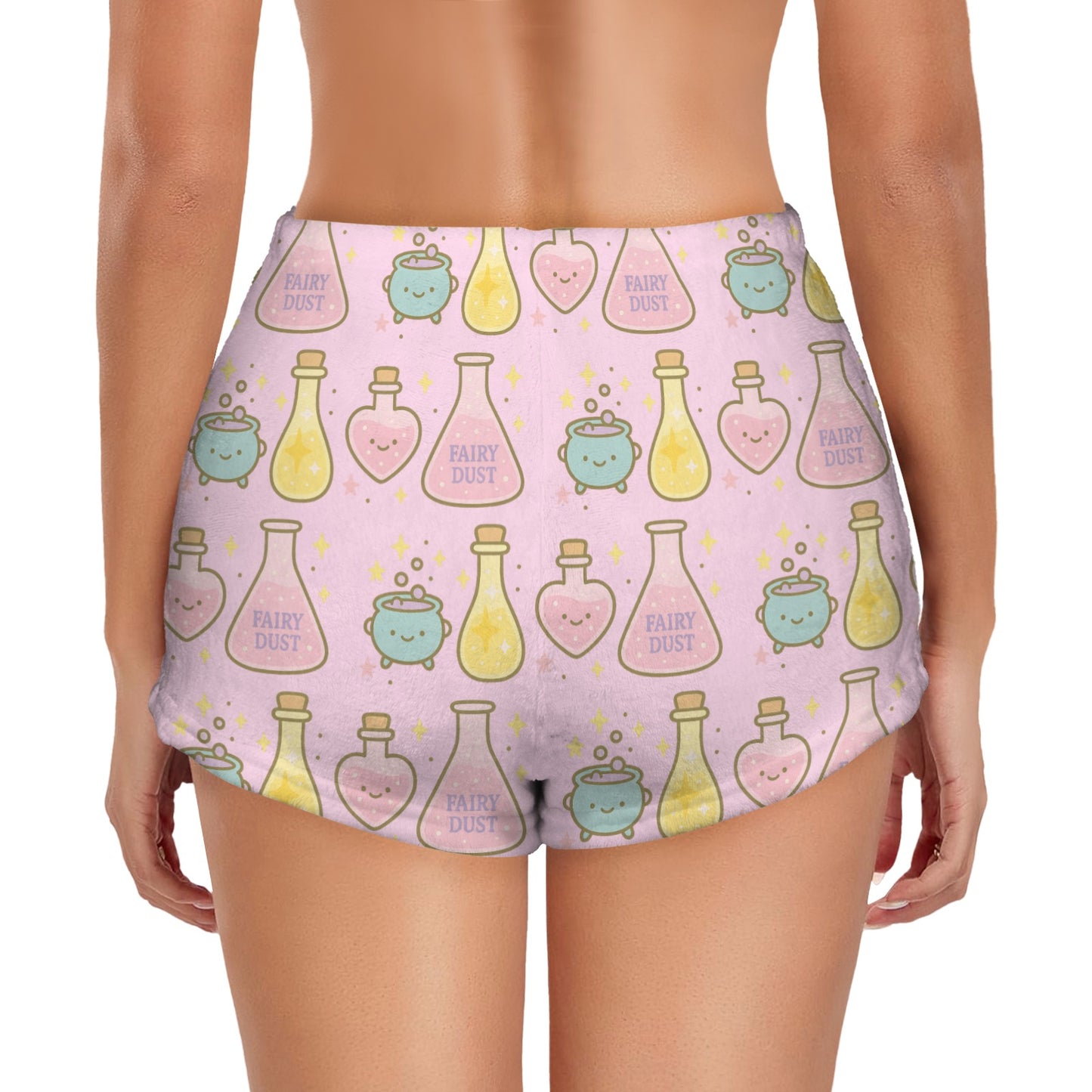 Flannel PJ Shorts - Fairy Dust