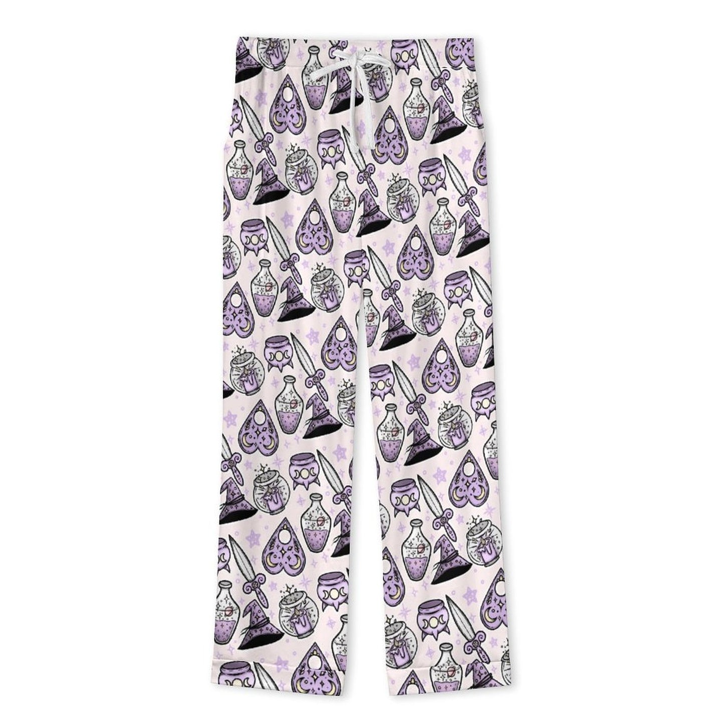 Long Pajama Set - Witchy Potions Print
