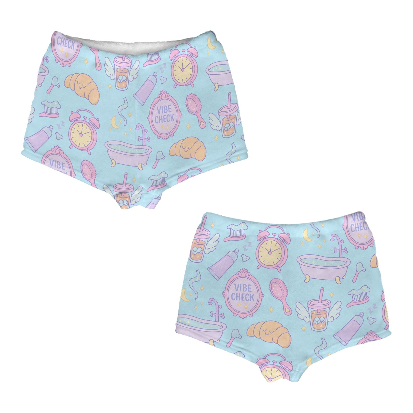 Flannel PJ Shorts - Vibe Check