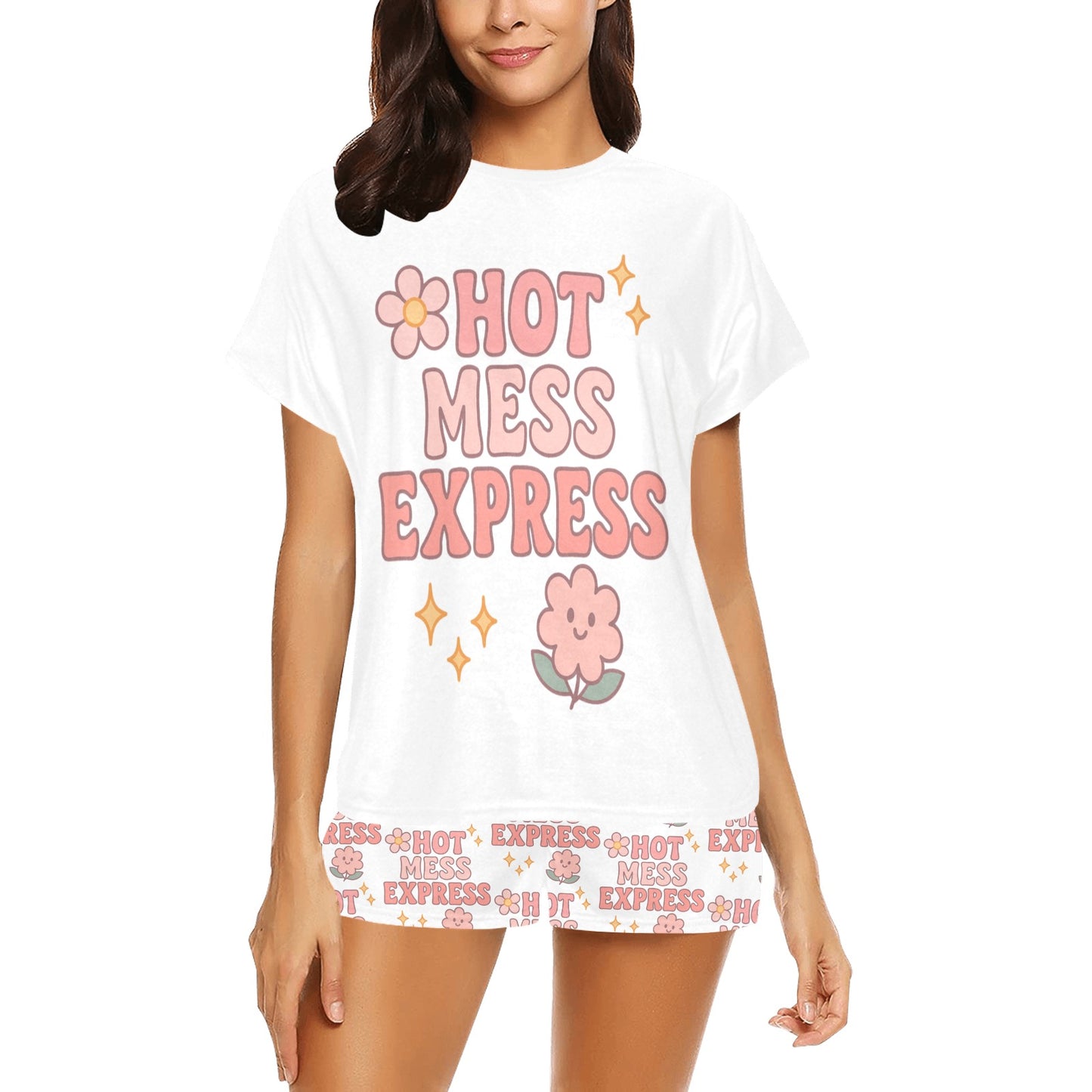 Short Pajama Set - Hot Mess Express