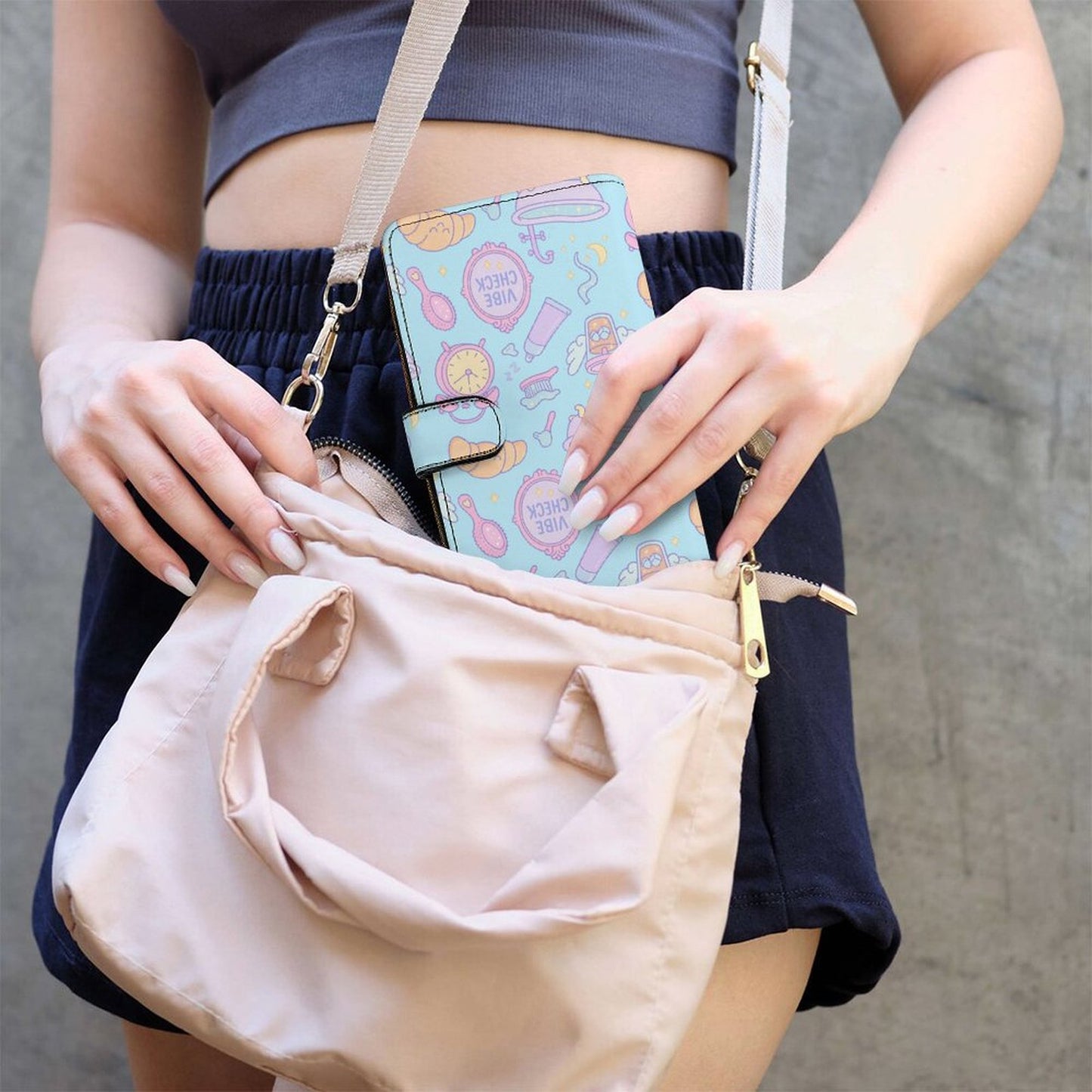 Wallet - Pastel Blue - Vibe Check