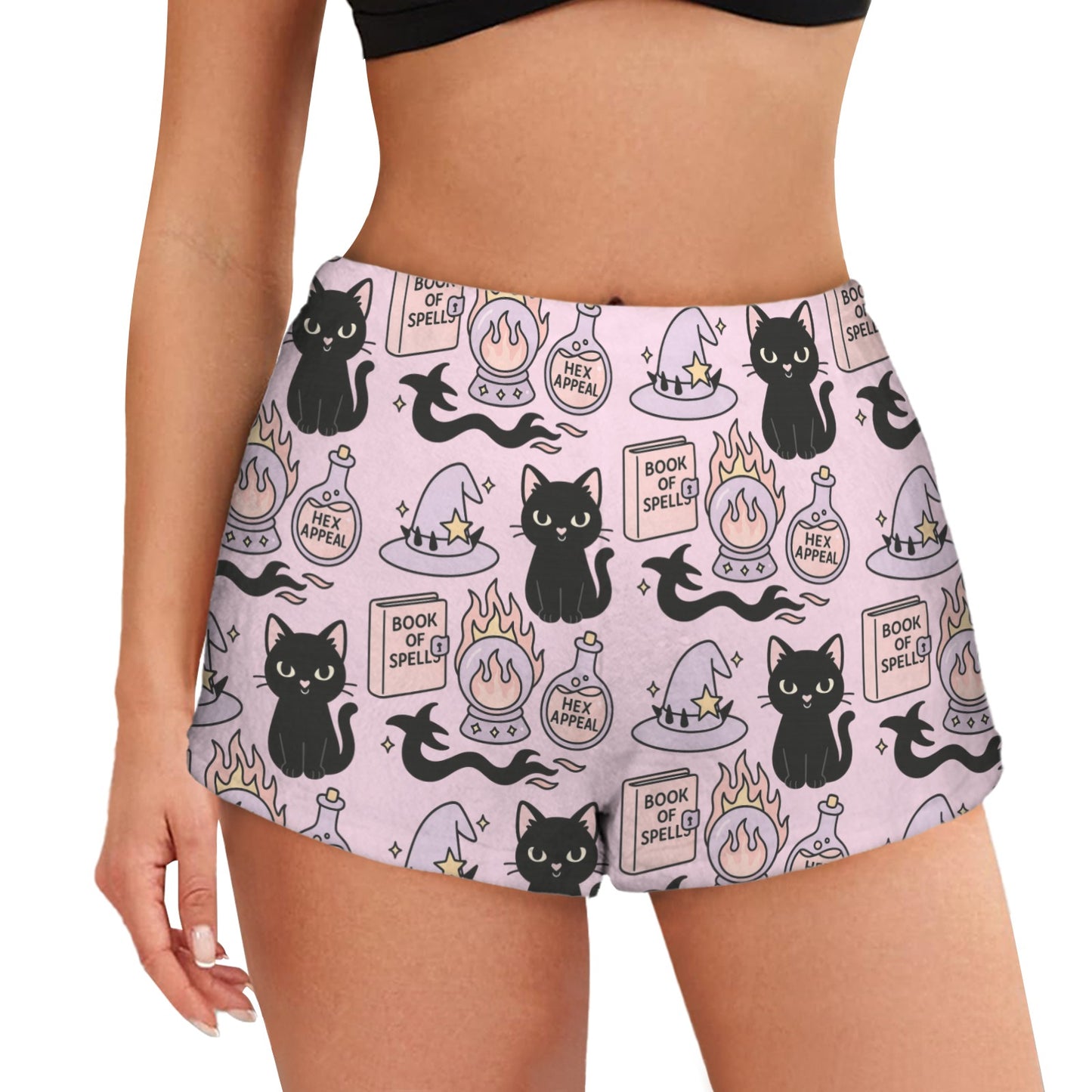 Flannel PJ Shorts - Hex Appeal - Witchy