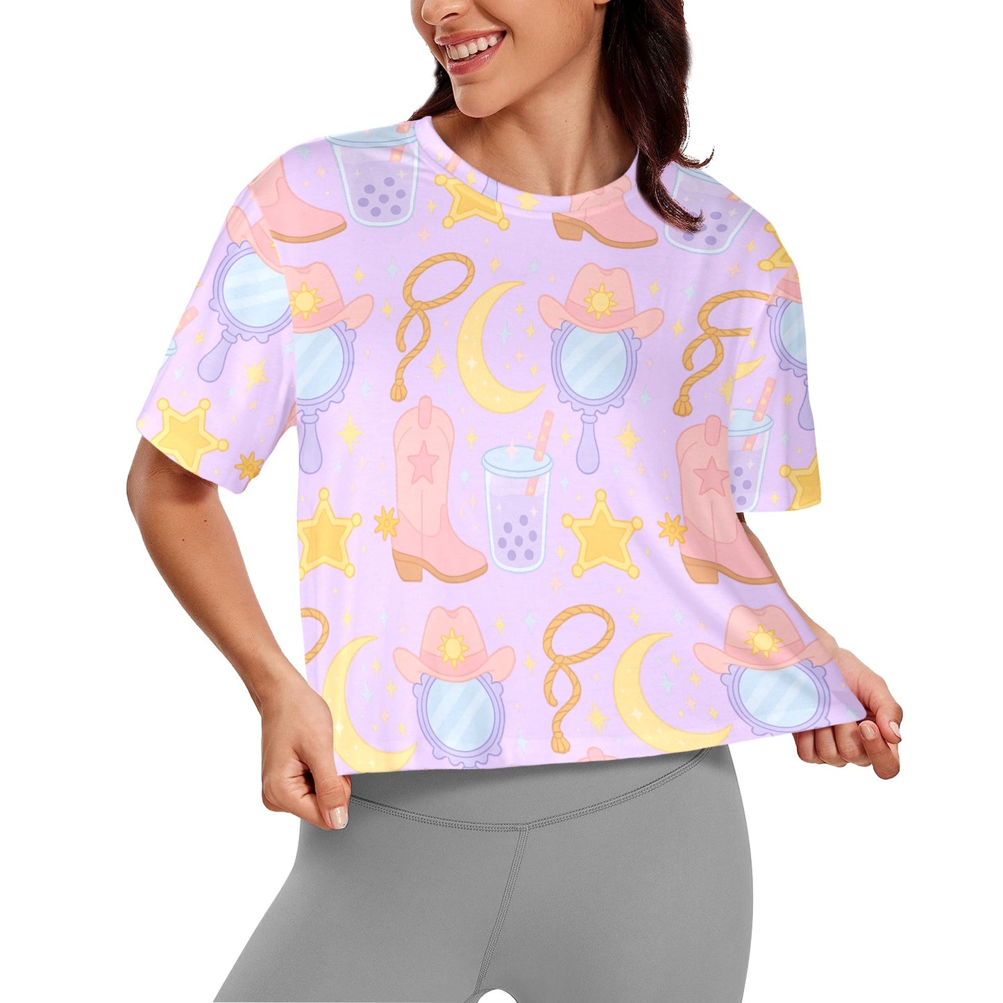 Crop Tee - Rodeo Queen