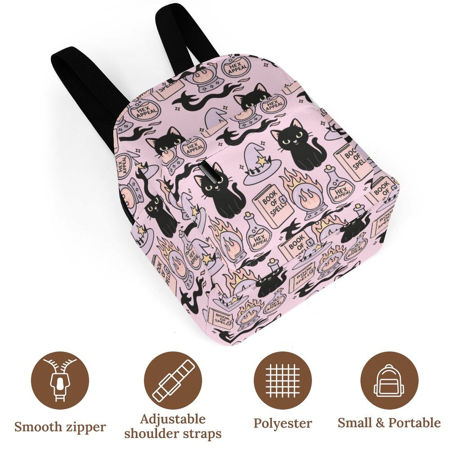 Mini Backpack - Pastel Pink - Hex Appeal