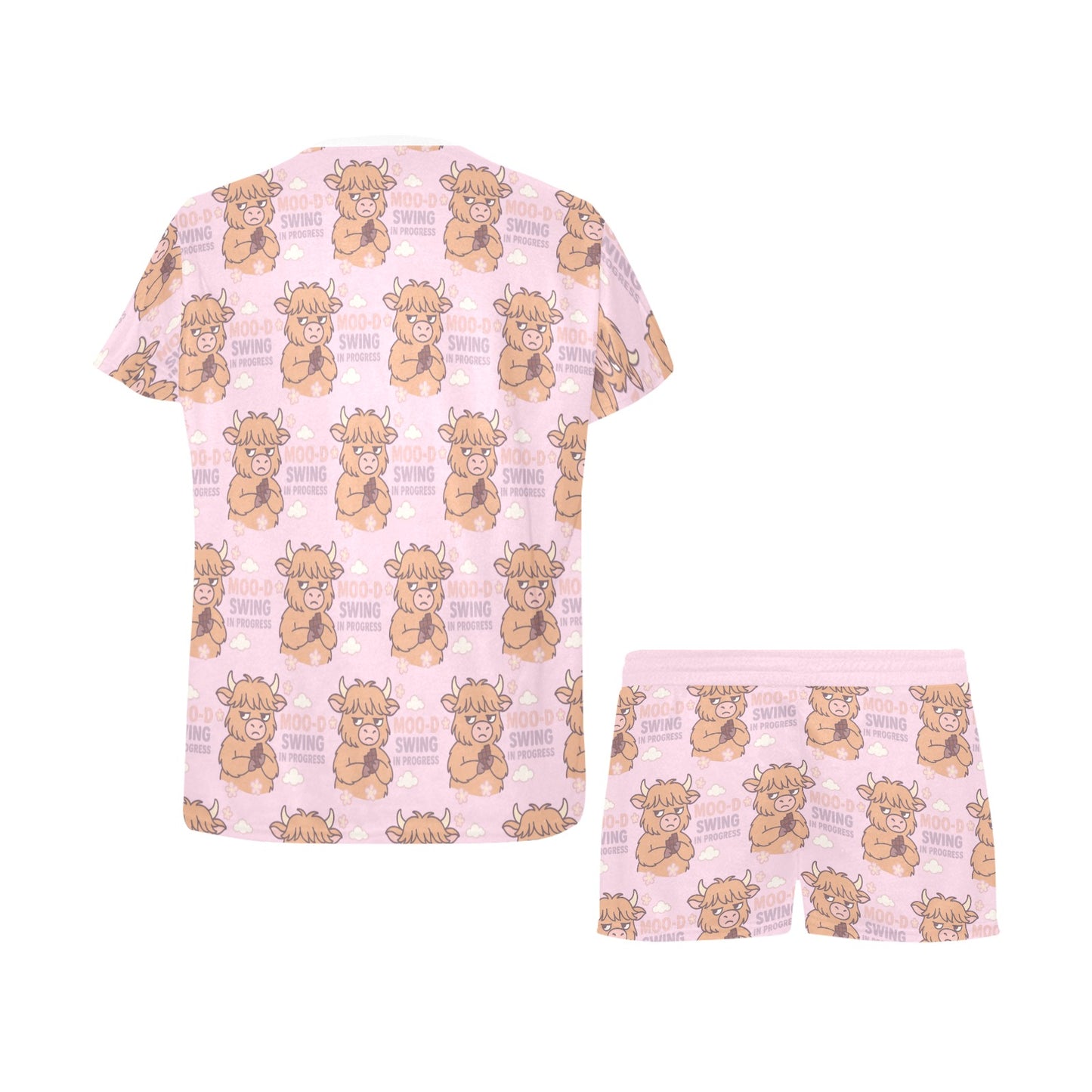 Short Pajama Set - Mood Swing - Funny Cow