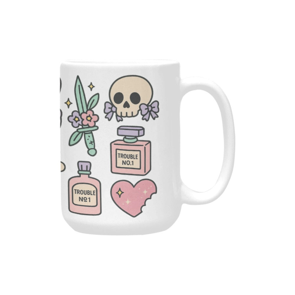 Rebel Bunnies Custom Ceramic Mug (15OZ)