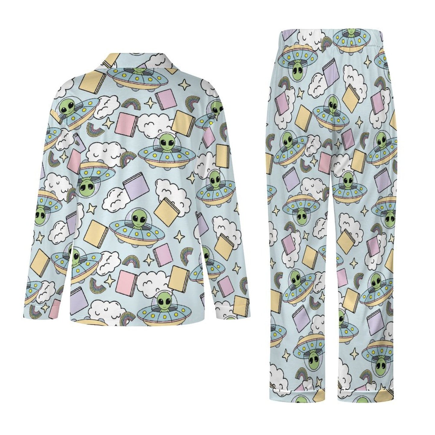Long Pajama Set - Aliens