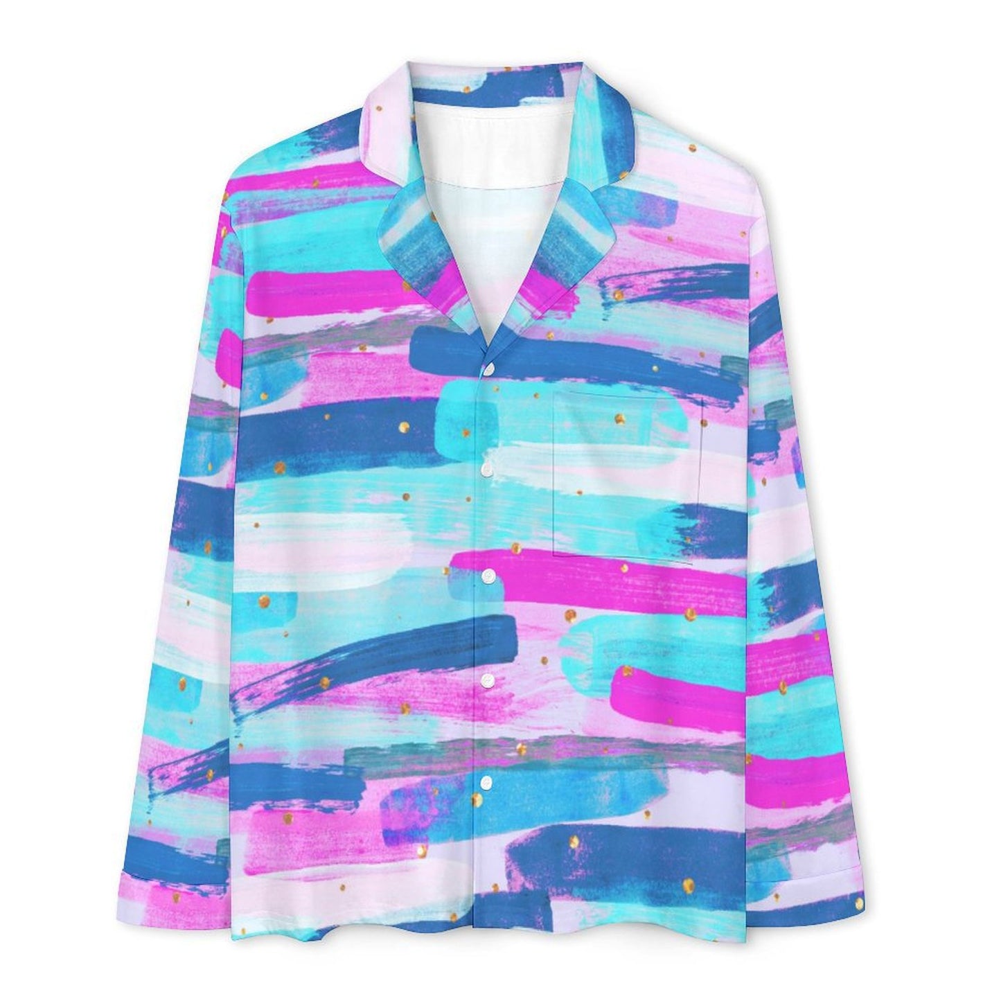 Long Pajama Set - Bright Blues