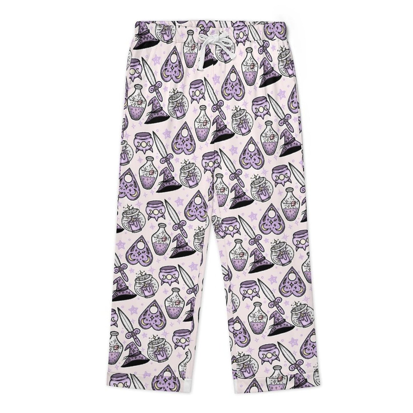 Long Pajama Set - Witchy Potions Print