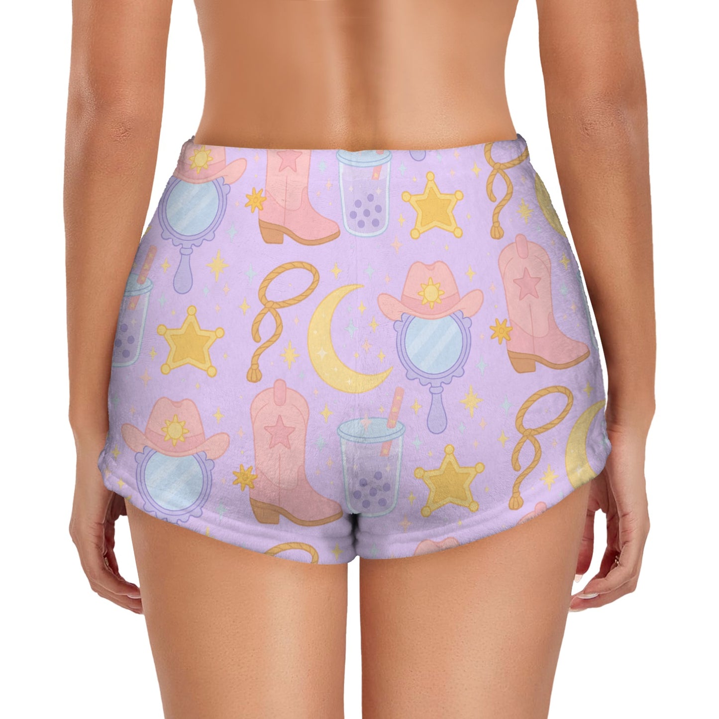 Flannel PJ Shorts - Rodeo Queen