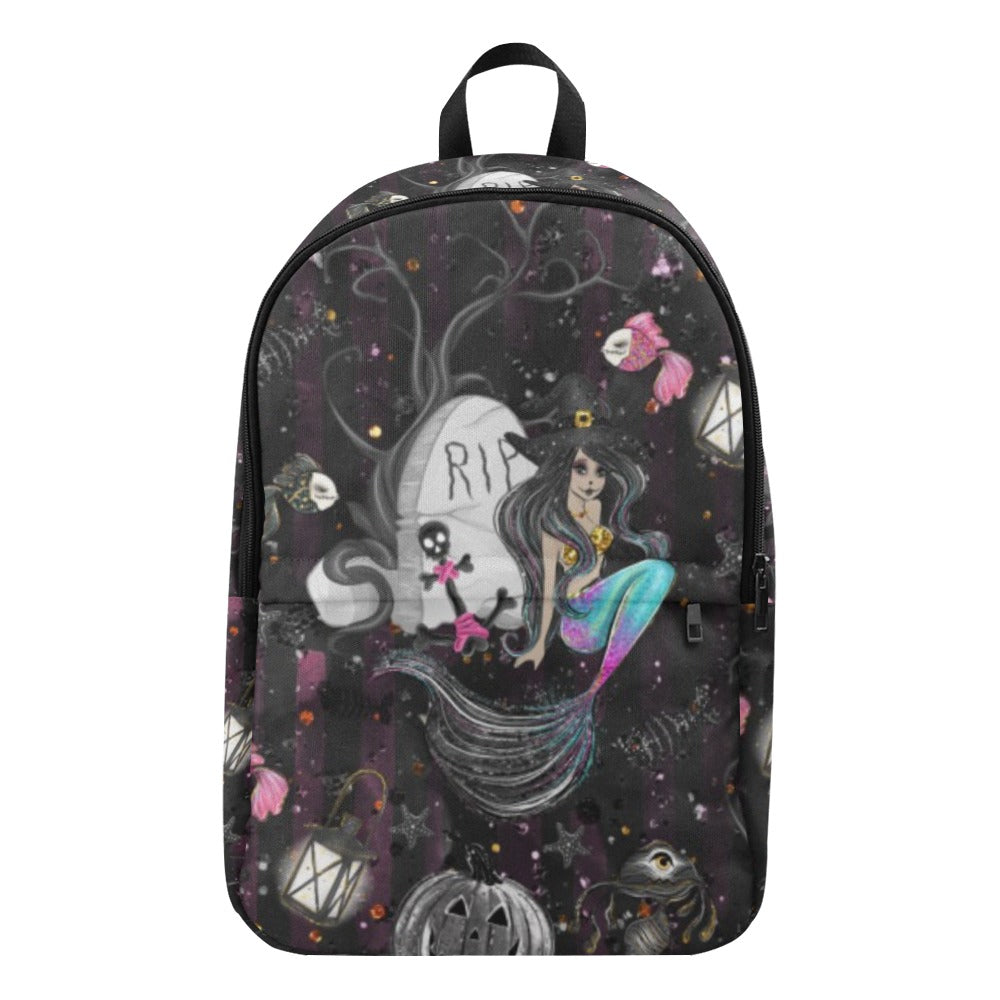Backpack - Black Mermaid Witch
