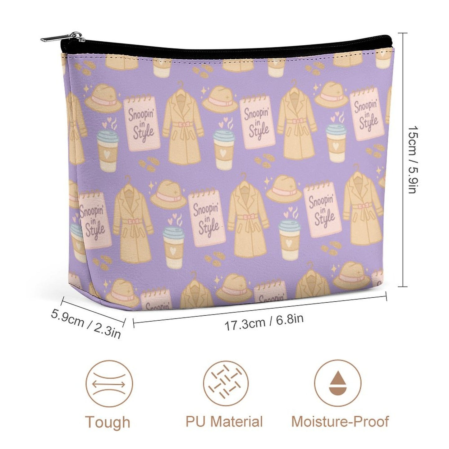 Cosmetic Bag - True Crime Investigator - Snoopin' In Style