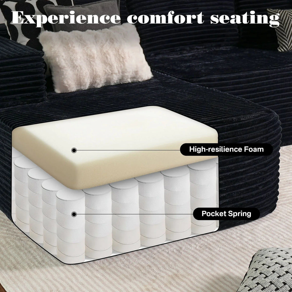 Sink into the softest sofa you've ever owned