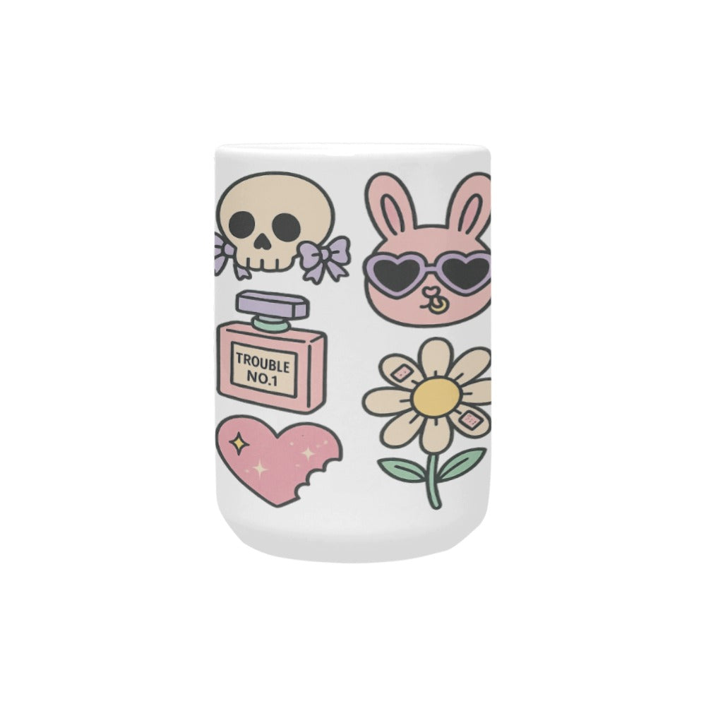 Rebel Bunnies Custom Ceramic Mug (15OZ)