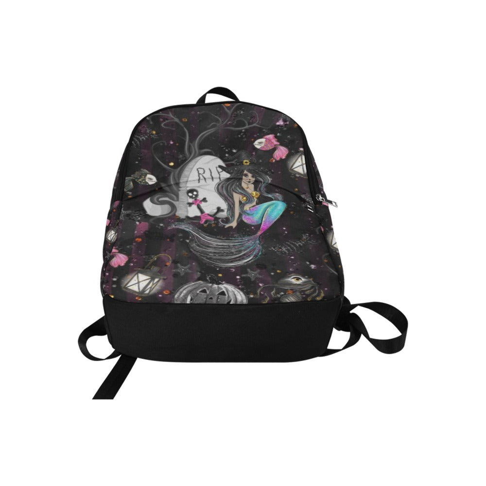 Backpack - Black Mermaid Witch