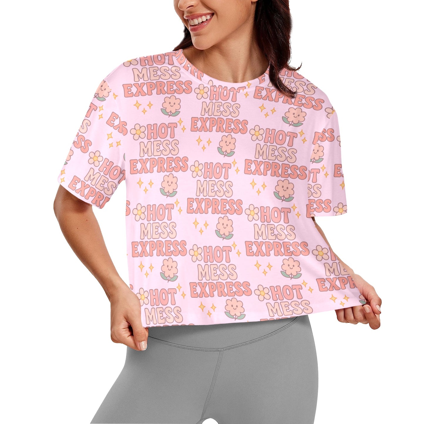 Crop Tee - Hot Mess Express