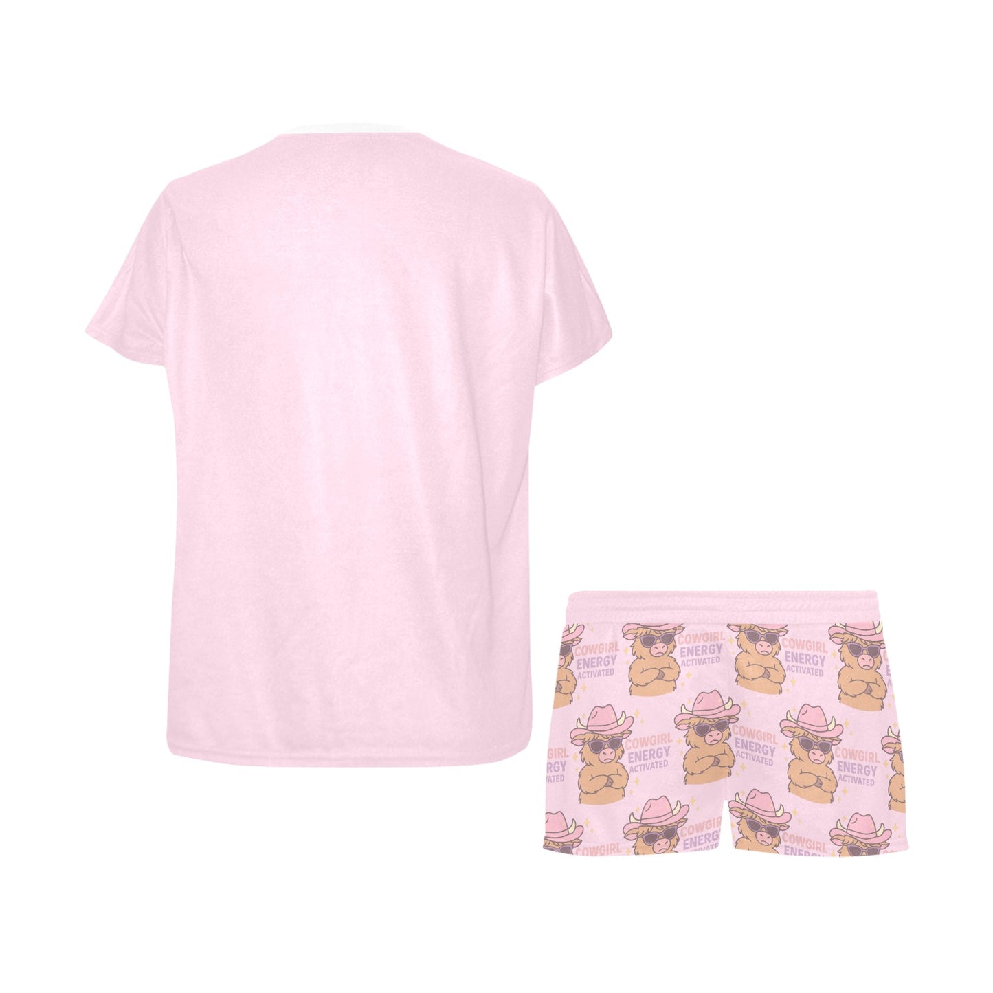 Short Pajama Set - Cowgirl Energy Activated