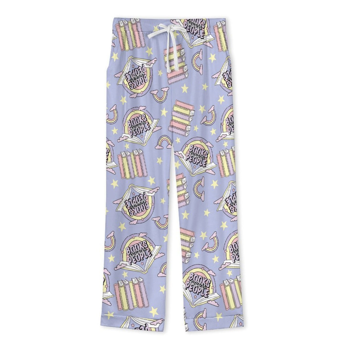 Long Pajama Set - Books Over People