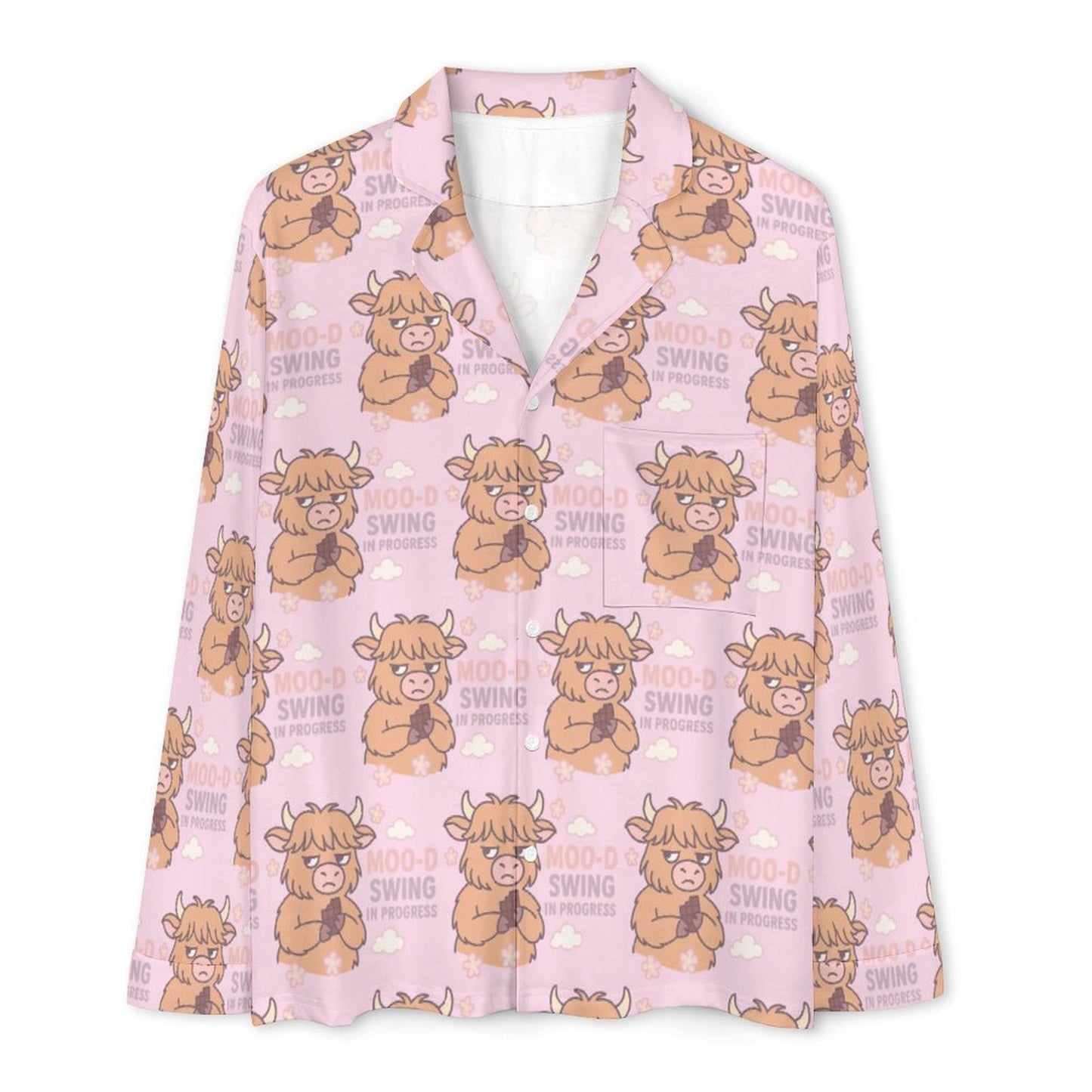 Long Pajama Set - Mood Swing In Progress