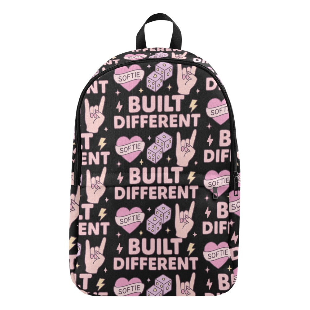 Backpack - Black - Built Different