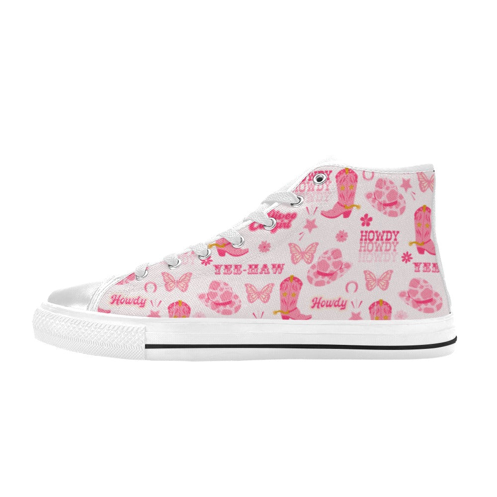 Hi - Top Shoes - Cowgirl Yee Haw