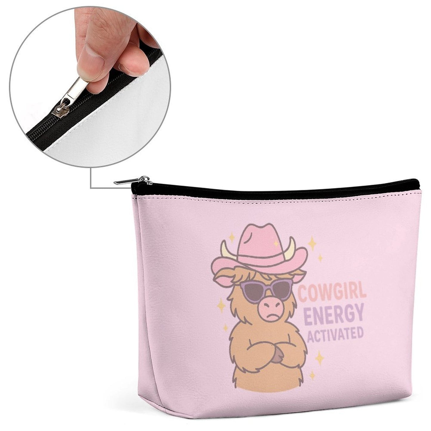 Cosmetic Bag - Cowgirl Energy Activated
