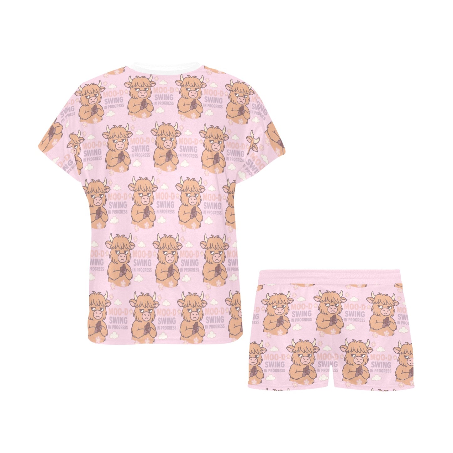 Short Pajama Set - Mood Swing - Funny Cow