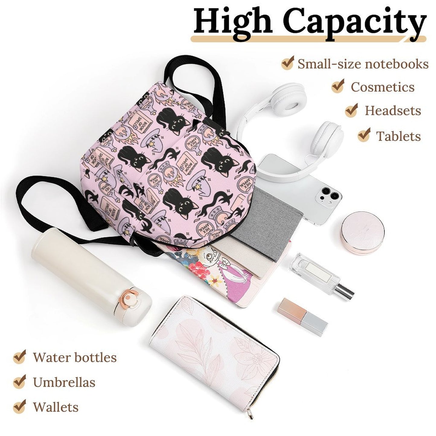 Mini Backpack - Pastel Pink - Hex Appeal