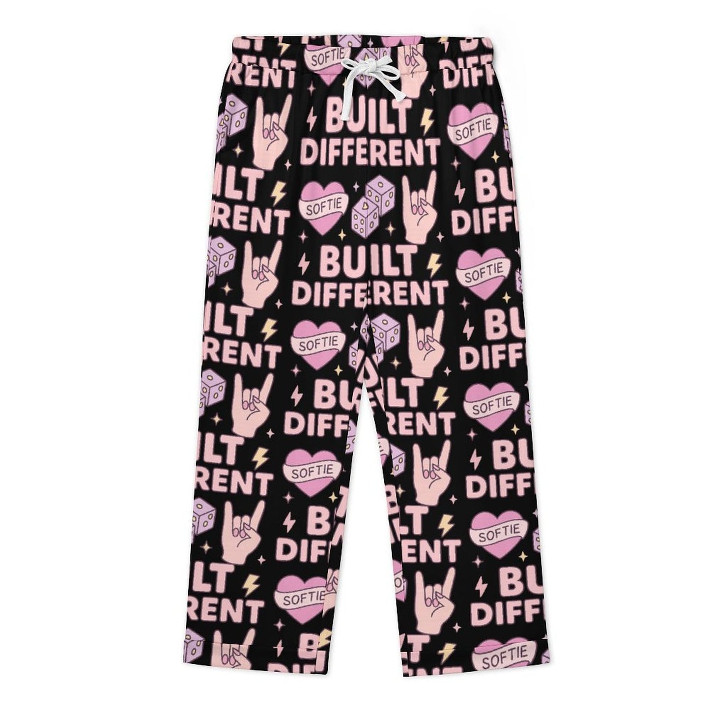 Long Pajama Set - Black - Built Different