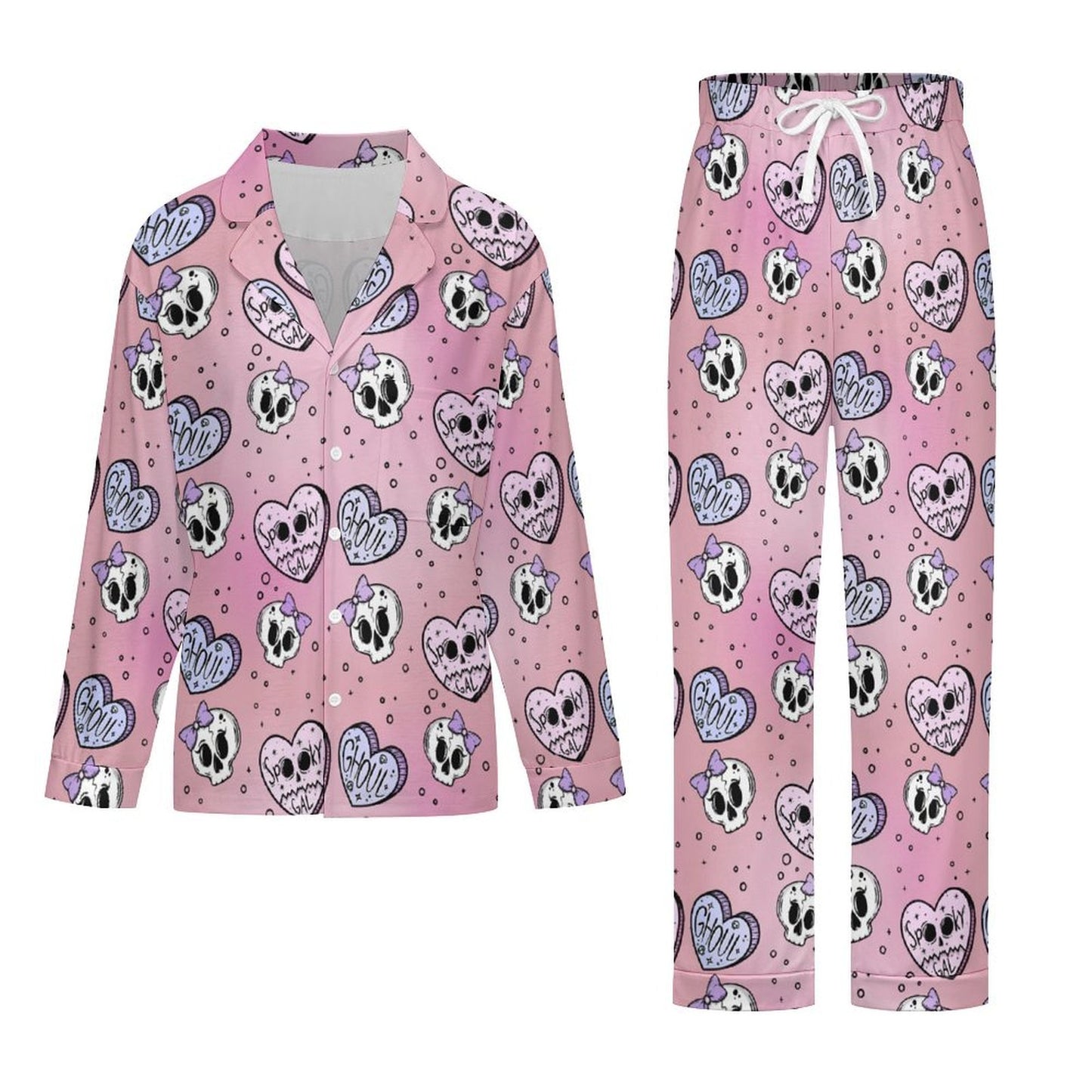 Long Pajama Set - Spooky Gal