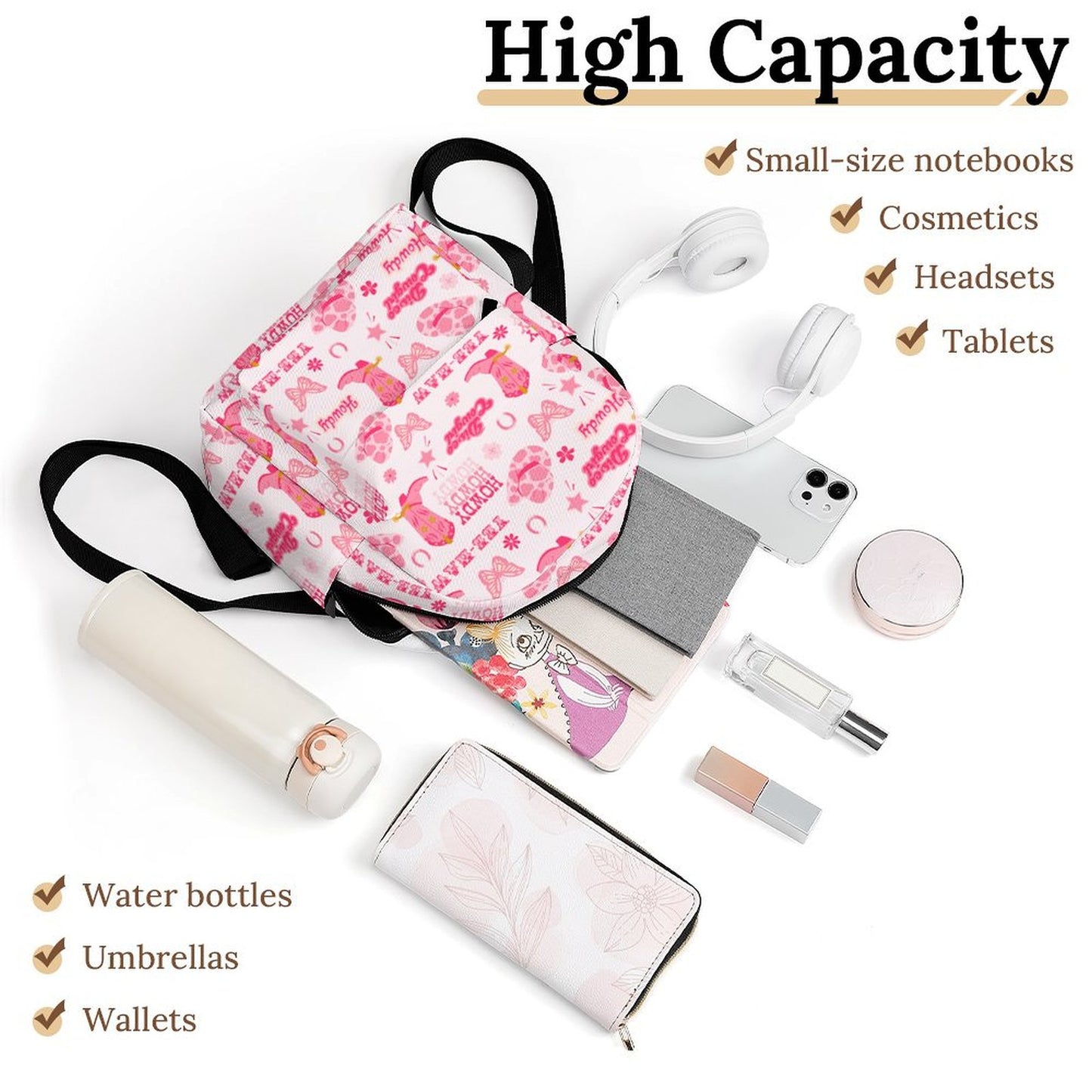 Mini Backpack - Cowirl Yee Haw