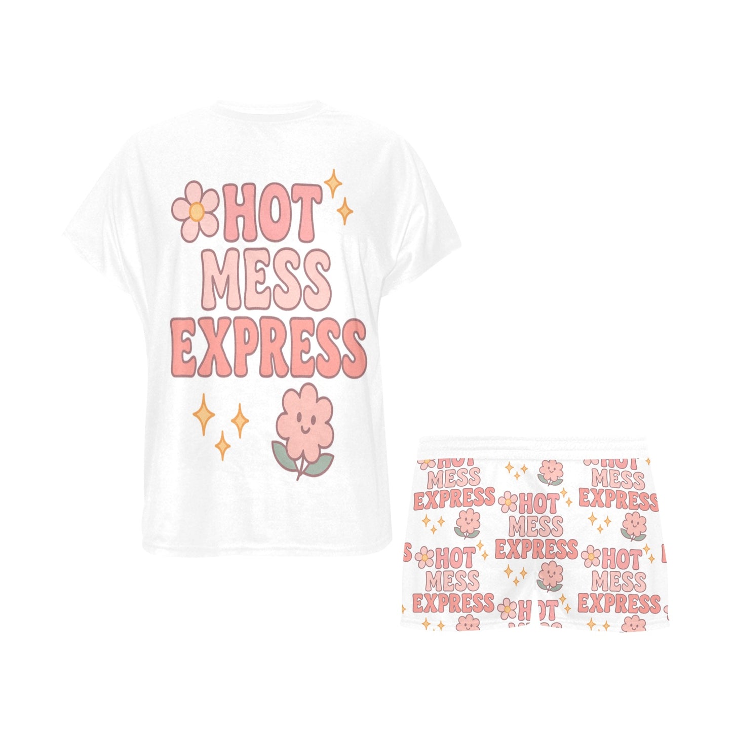 Short Pajama Set - Hot Mess Express