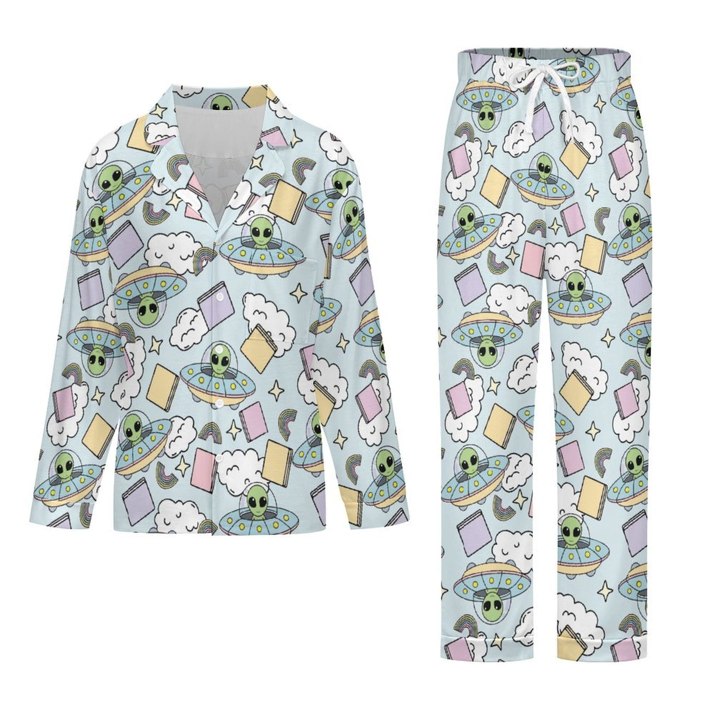 Long Pajama Set - Aliens