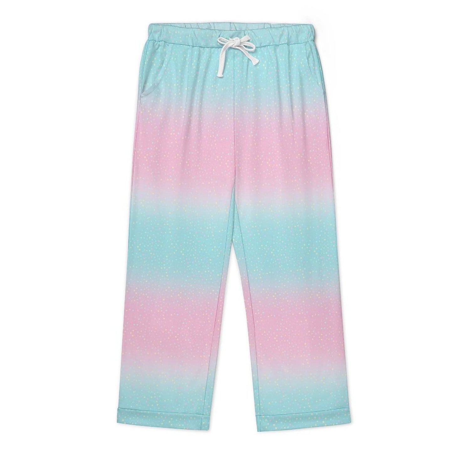 Long Pajama Set - Pastel Wave