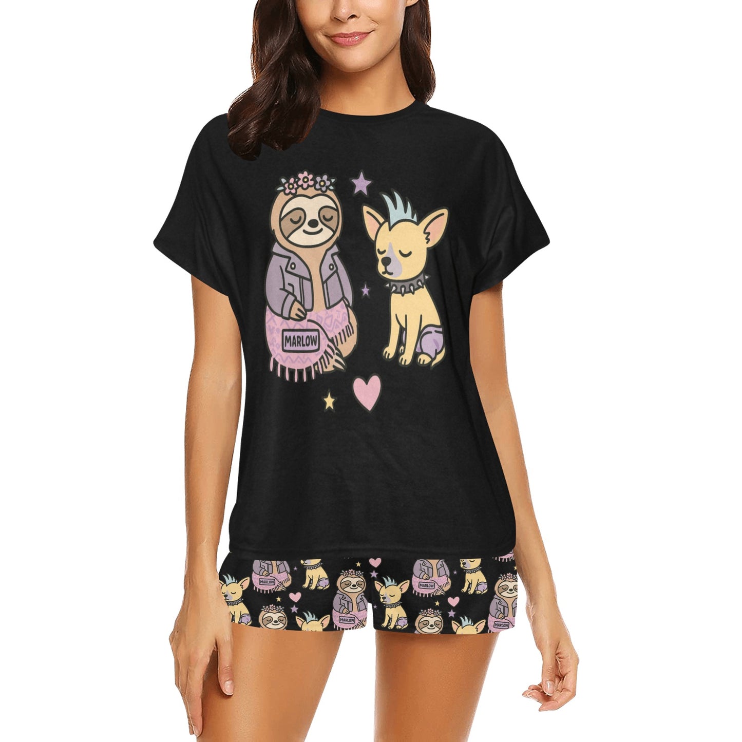 Short Pajama Set - Marlow Punk Pets